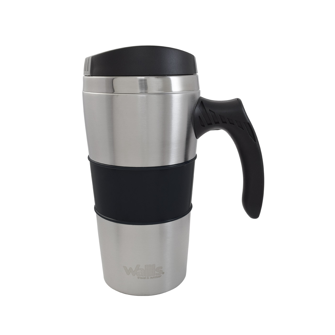 Foto 2 pulgar | Taza Térmica Wallis con Goma Antideslizante 450 Ml Negro