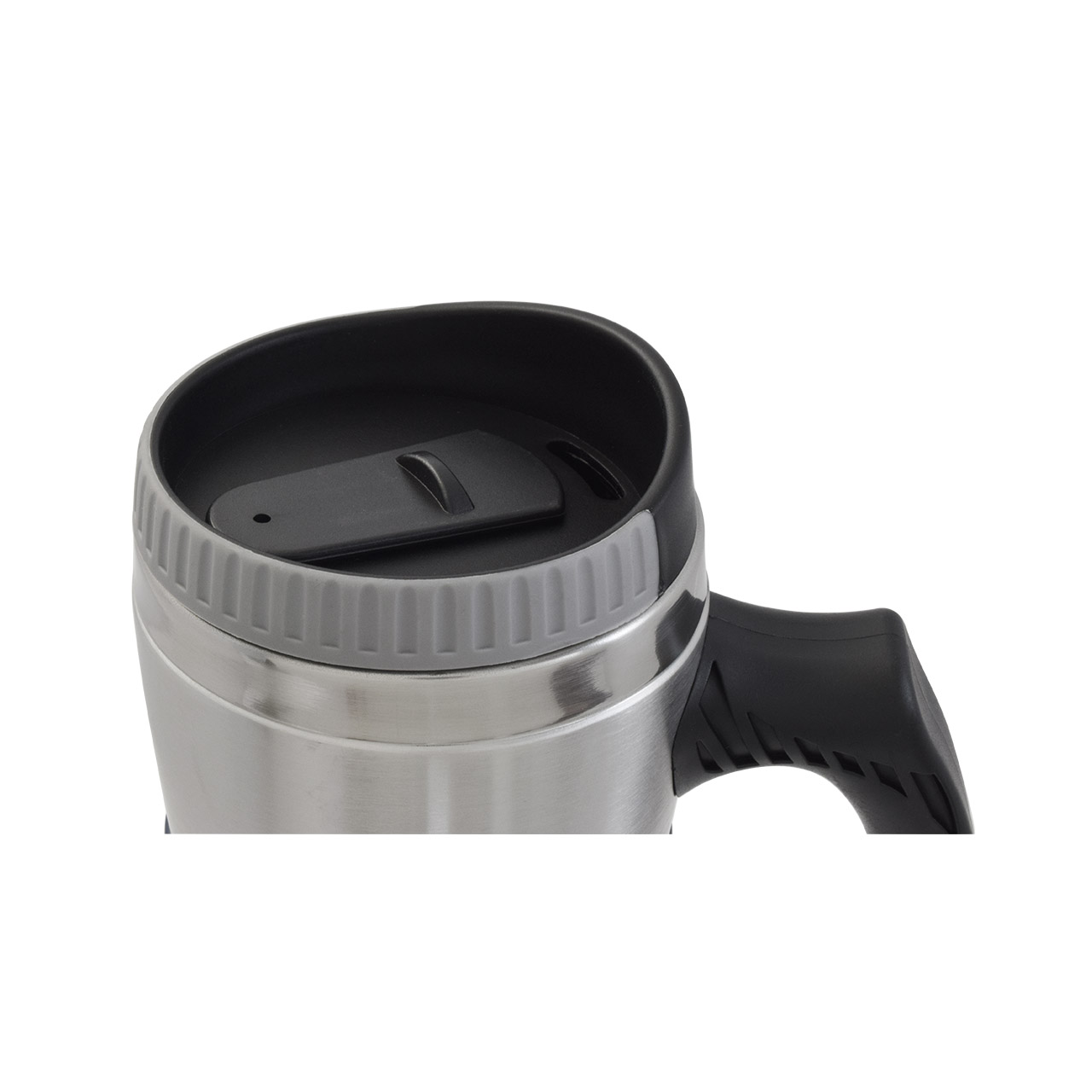 Foto 6 pulgar | Taza Térmica Wallis con Goma Antideslizante 450 Ml Negro