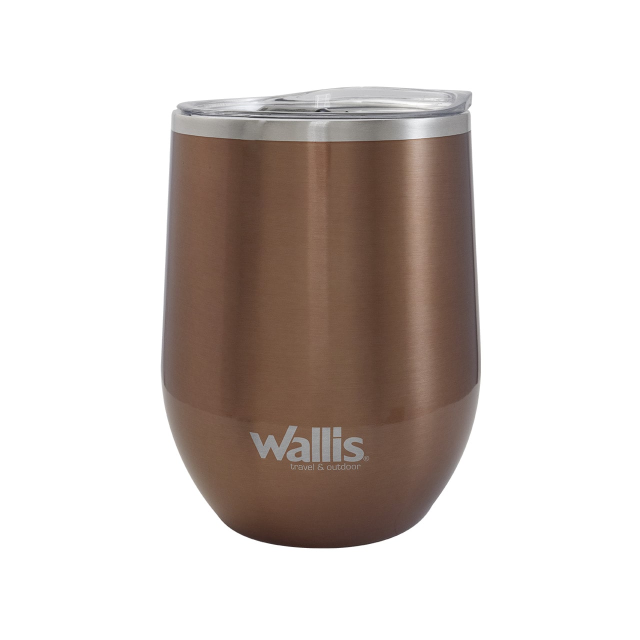 Vaso Térmico Wallis con Protector Deslizante y Tapa 350 Ml Cobre Metálico $315