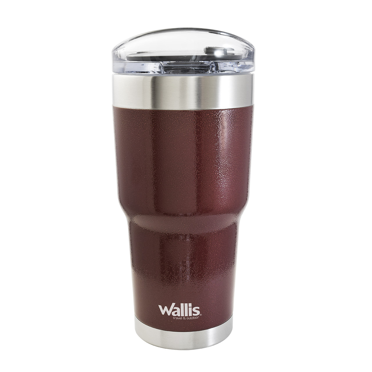 Foto 2 pulgar | Termo Wallis Acero Inoxidable con Protector Antideslizante 700 Ml Tinto