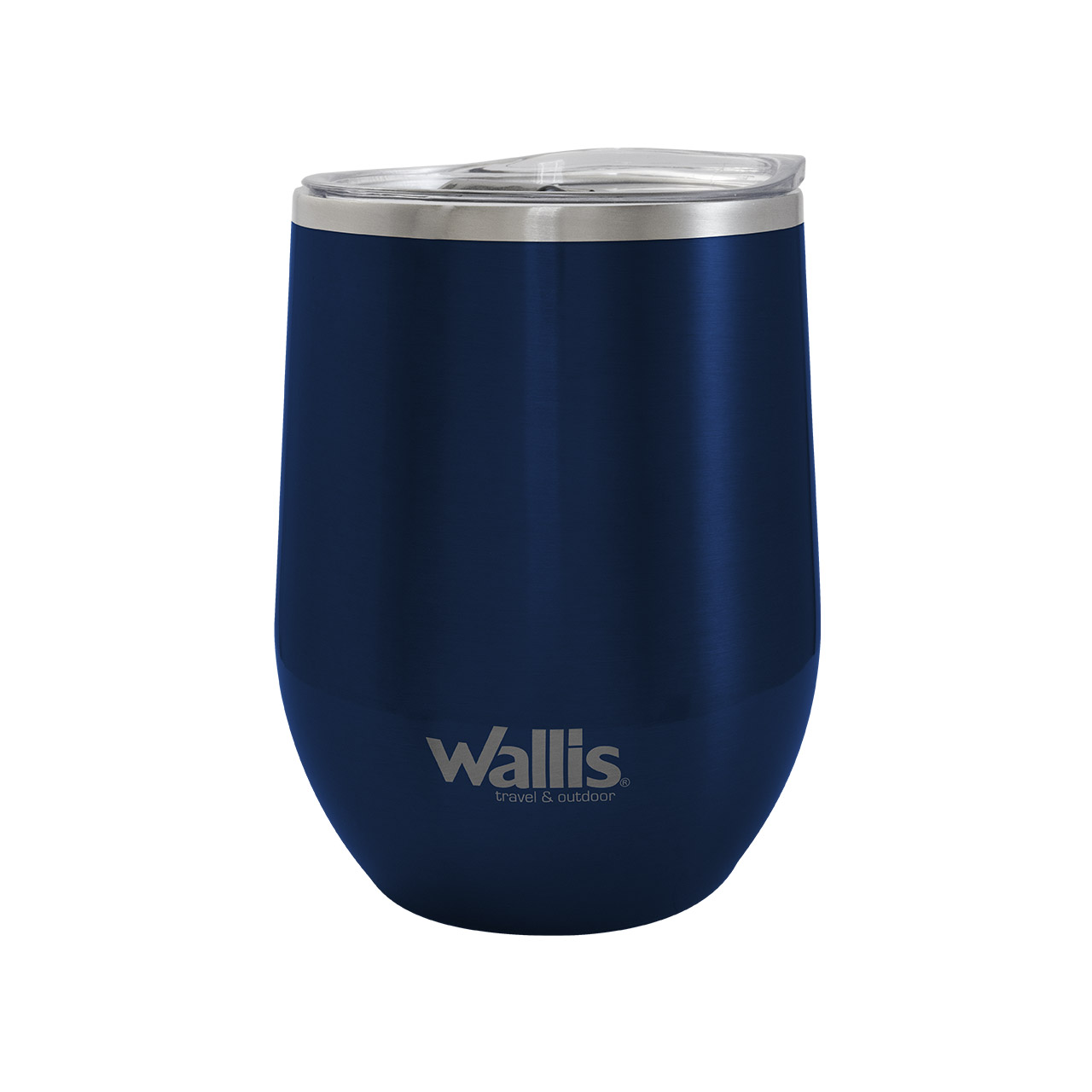 Termo Wallis con Protector Deslizante 350 Ml Azul Marino Metálico