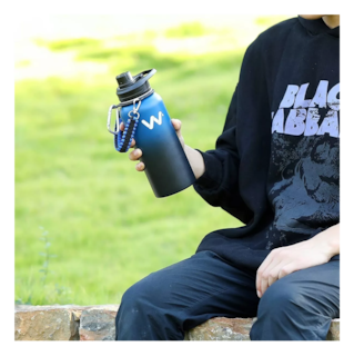 Foto 5 | Botella de Agua Werewolves Azul de Acero Inoxidable