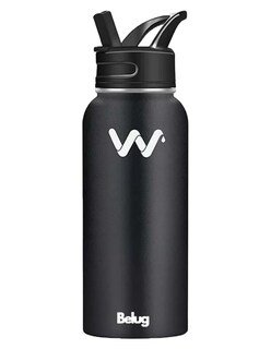 Foto 1 | Termo Botella Werewolves Negro Acero Inoxidable 32 Oz