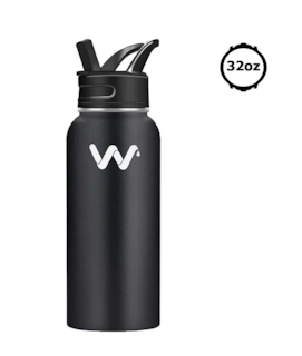 Foto 2 | Botella de Agua Werewolves Negro de Acero Inoxidable