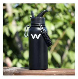 Foto 5 | Botella de Agua Werewolves Negro de Acero Inoxidable
