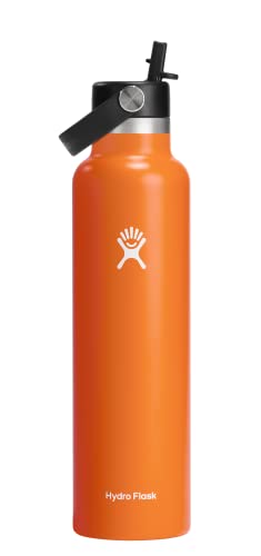 Venta Internacional - Botella de Agua Hydro Flask 710 Ml Anaranjada $1,248