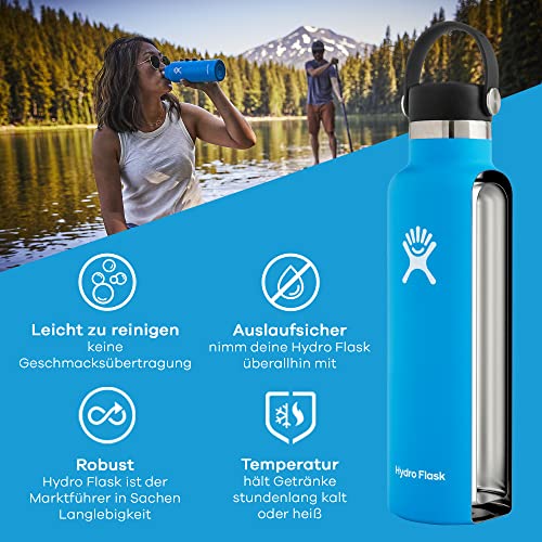 Foto 3 pulgar | Venta Internacional - Botella de Agua Hydro Flask Standard Mouth 710 ml con Tapa Flexible