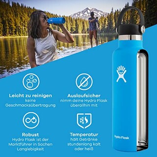 Foto 2 | Venta Internacional - Botella de Agua Hydro Flask Standard Mouth 710 ml con Tapa Flexible