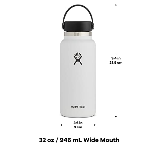 Foto 5 pulgar | Venta Internacional - Botella de Agua Hydro Flask Boca Ancha Acero Inoxidable 946 ml