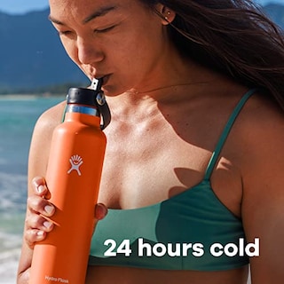 Foto 6 | Botella de Agua Hydro Flask Standard Mouth 710 ml con Pajita Flexible - Venta Internacional