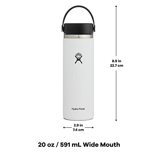 Foto 5 pulgar | Botella de Agua Hydro Flask de Acero Inoxidable 600 ml Boca Ancha