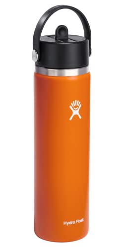 Foto 3 pulgar | Venta Internacional-Botella de Agua Hydro Flask Naranja de Acero Inoxidable 700 Ml