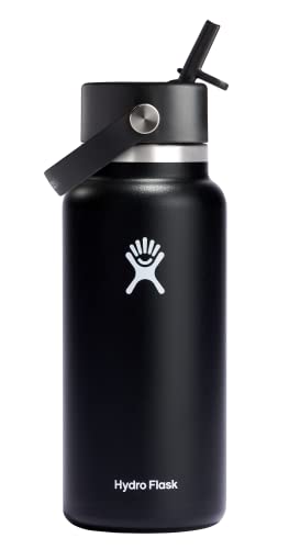 Foto 2 pulgar | Venta Internacional-Botella de Agua Hydro Flask Negro de Acero Inoxidable 945 Ml