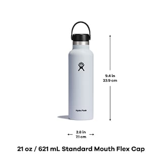 Foto 4 | Botella de Agua Hydro Flask Azul de Acero Inoxidable 620 ml - Venta Internacional