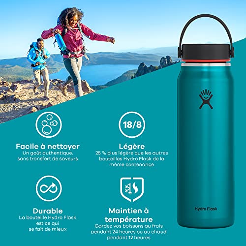 Foto 5 pulgar | Venta Internacional-Botella de Agua Hydro Flask Café de Acero Inoxidable 620 Ml