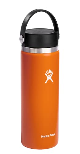 Foto 3 pulgar | Venta Internacional - Botella de Agua Hydro Flask Boca Ancha 600 ml Acero Inoxidable Naranja