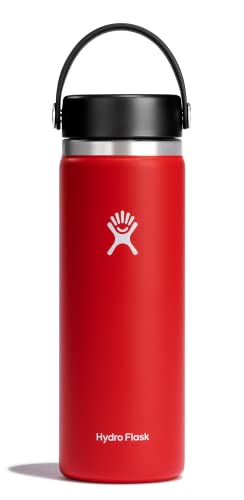 Foto 2 pulgar | Venta Internacional - Botella de Agua Hydro Flask Boca Ancha 600 ml Aislante Roja