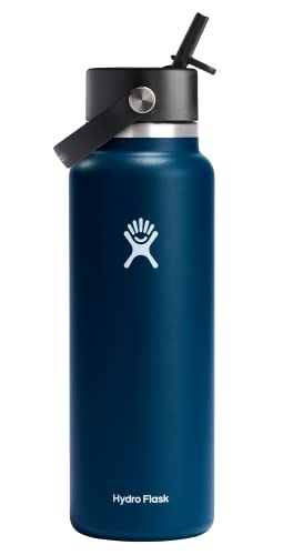 Foto 2 pulgar | Venta Internacional - Botella de Agua Hydro Flask 1,2 l con Tapa de Pajita Flexible