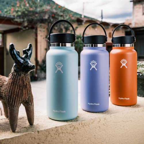 Foto 9 pulgar | Venta Internacional - Botella de Agua Hydro Flask Boca Ancha 1,2 l Acero Inoxidable Gris