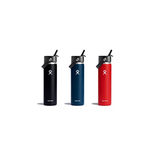 Foto 7 pulgar | Venta Internacional - Botella de Agua Hydro Flask Boca Ancha 700 ml con Tapa Flexible Gris