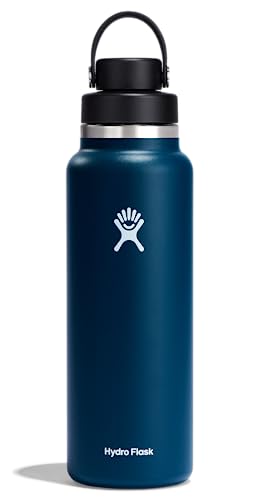 Foto 2 pulgar | Venta Internacional - Botella Hydro Flask Boca Ancha 1,2 l con Tapón Azul