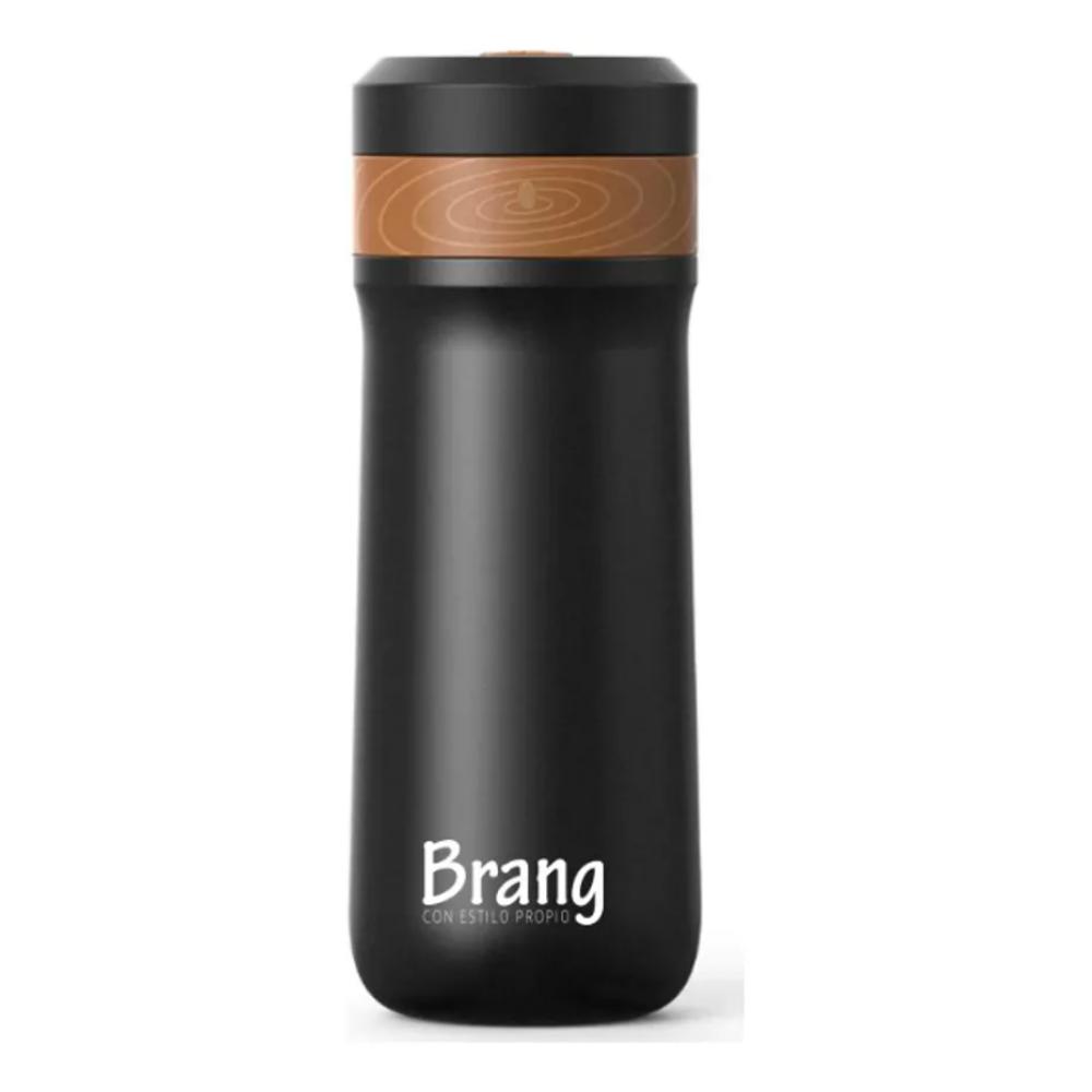 Termo Brang Negro de Acero Inoxidable de 320 Ml