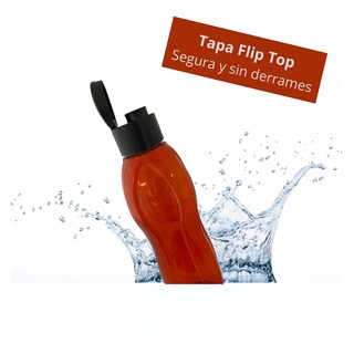 Foto 4 | Botella De Agua D. El Alquimista De 1 Litro, Diseño Moderno Color Rojo. - Ideal Para Deportes Y Actividades Al Aire