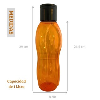 Foto 2 | Botella De Agua D. El Alquimista De 1 Litro, Diseño Moderno Color Naranja. - Ideal Para Deportes Y Actividades A
