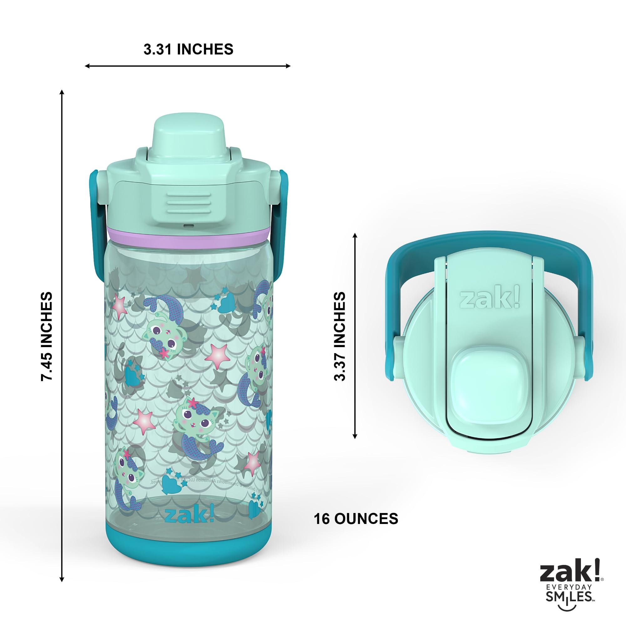 Foto 4 pulgar | Set De Botellas Zak! Casa De Muñecas Beacon Gabby's, 480 Ml, 2 Unidades - Venta Internacional.