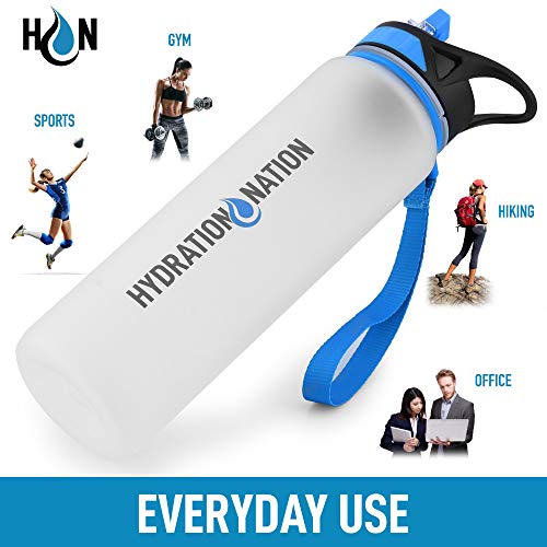 Foto 5 pulgar | Botella para Agua Hydration Nation Time Marker - Venta Internacional