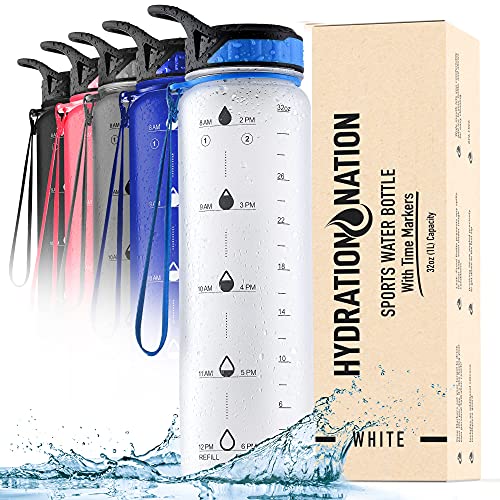 Foto 8 pulgar | Botella para Agua Hydration Nation Time Marker - Venta Internacional