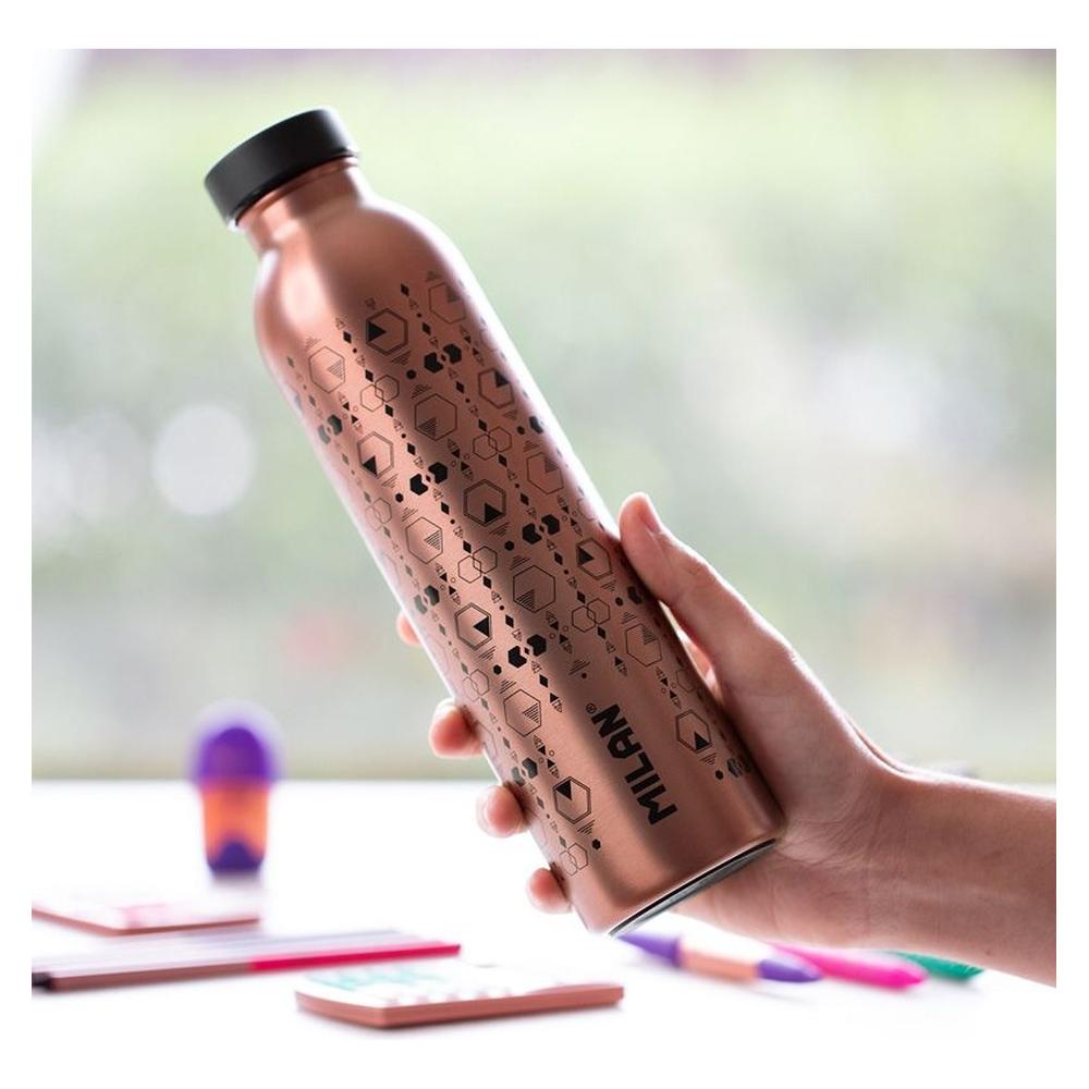Foto 5 | Termo De Acero Inoxidable 591ml Serie Copper Negro Milan