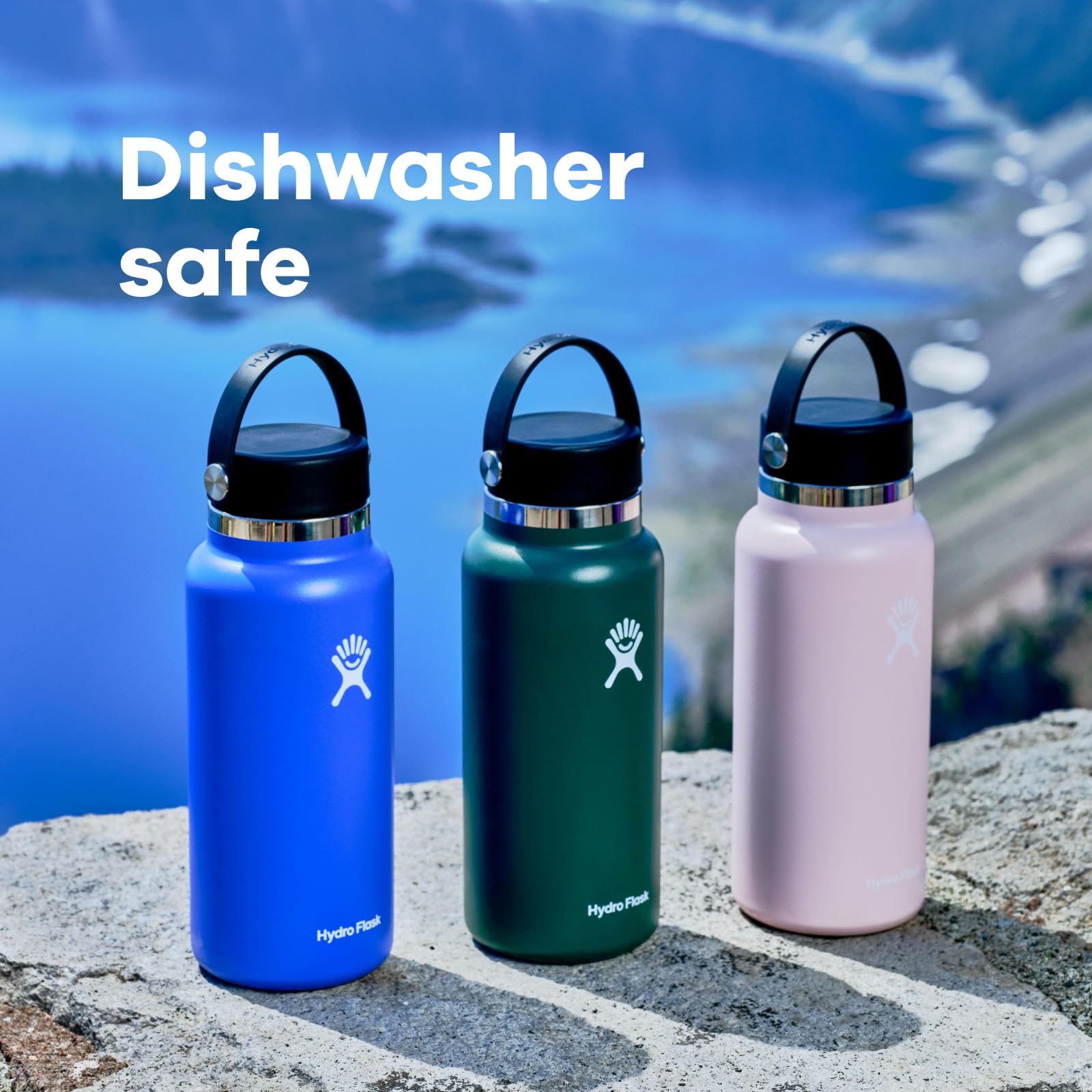 Foto 3 pulgar | Botella De Agua Hydro Flask, Con Aislamiento De Boca Ancha, 946 Ml - Venta Internacional.