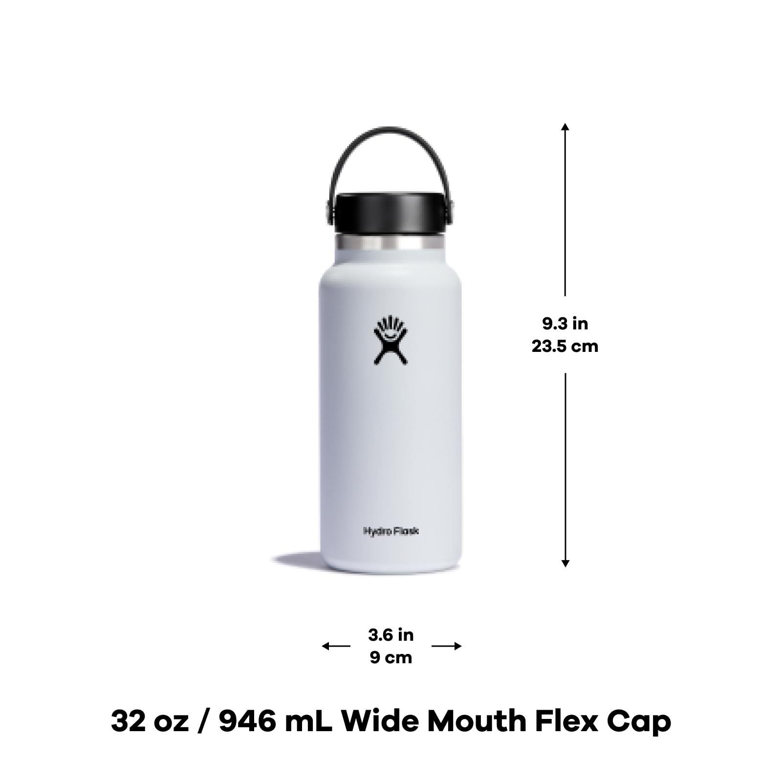 Foto 4 pulgar | Botella Hydro Flask Wide Flex Cap 946 Ml Cascade - Venta Internacional.