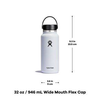 Foto 3 | Botella Hydro Flask Wide Flex Cap 946 Ml Cascade - Venta Internacional.
