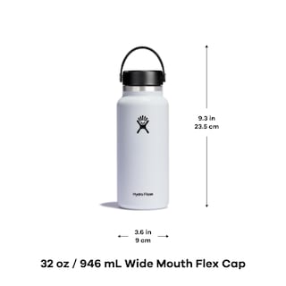 Foto 3 | Botella Hydro Flask Wide Flex Cap 946 Ml Trillium - Venta Internacional.