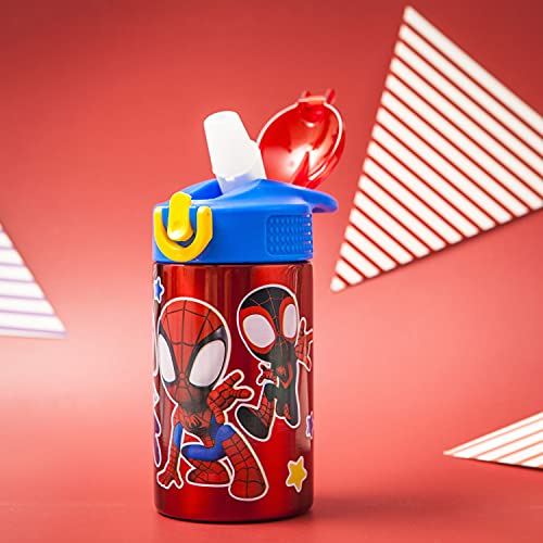 Foto 3 pulgar | Botella de Agua Para Niños Zak Designs Marvel Spider-Man 18/8 de Acero Inoxidable - Venta Internacional