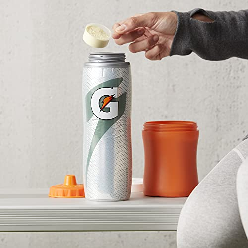 Foto 6 pulgar | Botella de Agua Gatorade Insulated Squeeze Plateada Libre de BPA 900 ml - Venta Internacional