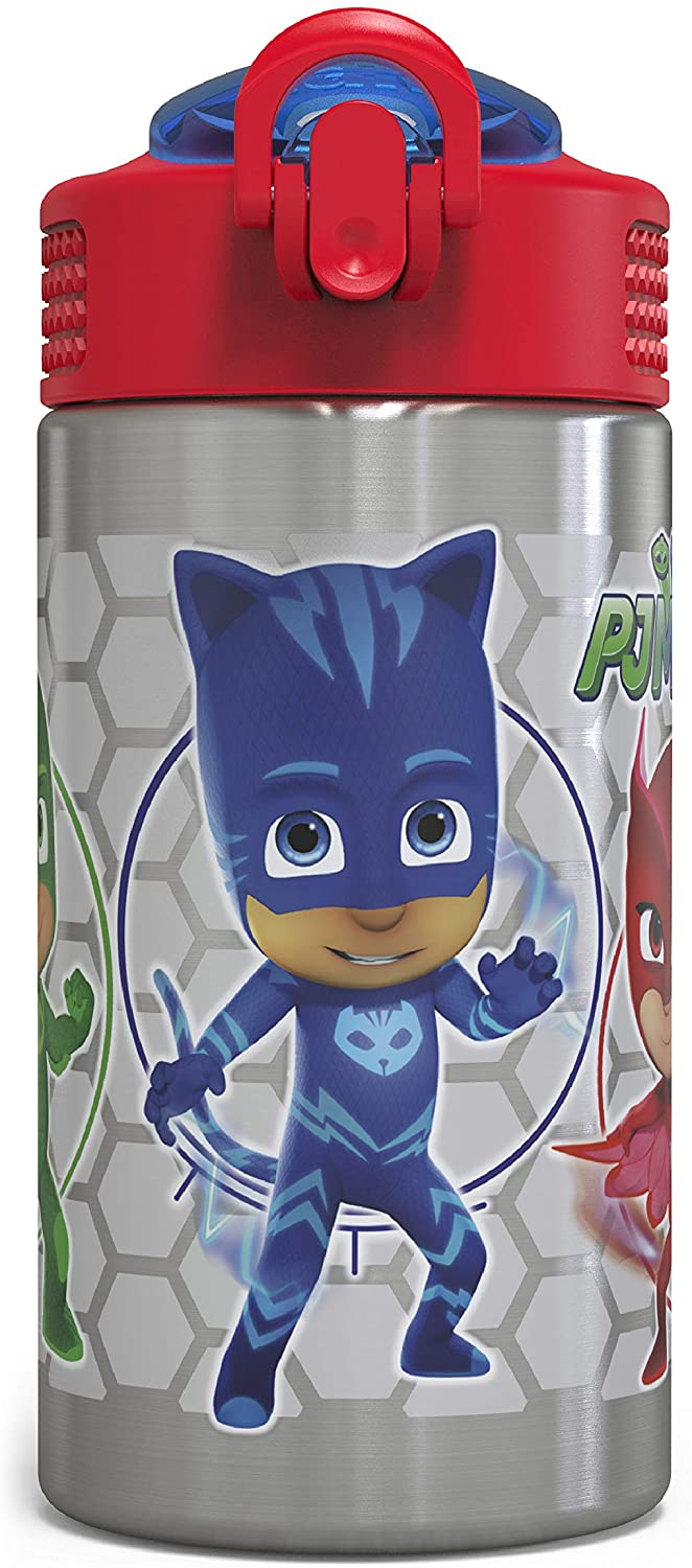 Foto 2 pulgar | Botella de Agua para Niños Zak Designs PJ Masks de Acero Inoxidable - Venta Internacional