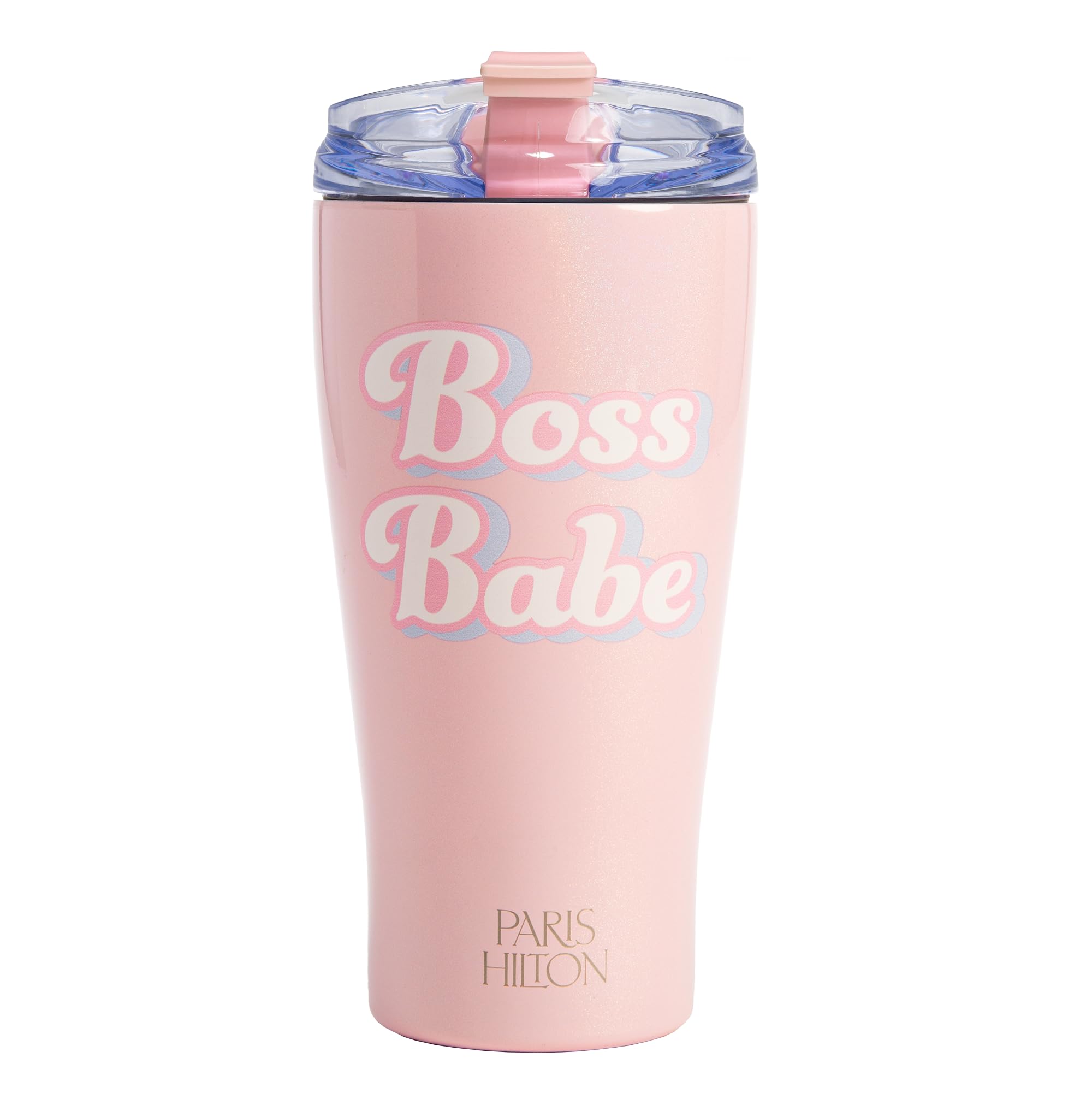 Foto 2 pulgar | Botella de Agua Aislante Paris Hilton Boss Babe de 600 Ml color Rosa - Venta Internacional