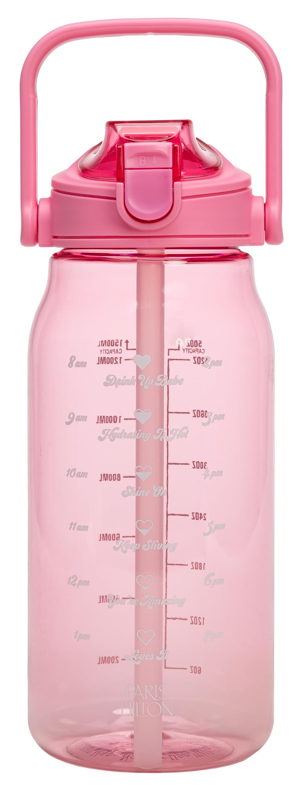 Foto 1 | Botella de Agua Paris Hilton Motivational 1.5 L con Color Rosa Pajizo - Venta Internacional