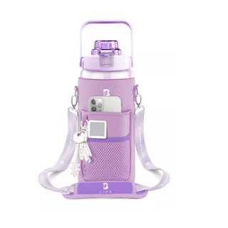Foto 2 | Botella De Agua 64oz Con Funda Neopreno Motivacional,eo Safe Imports Esi-14197 Violeta