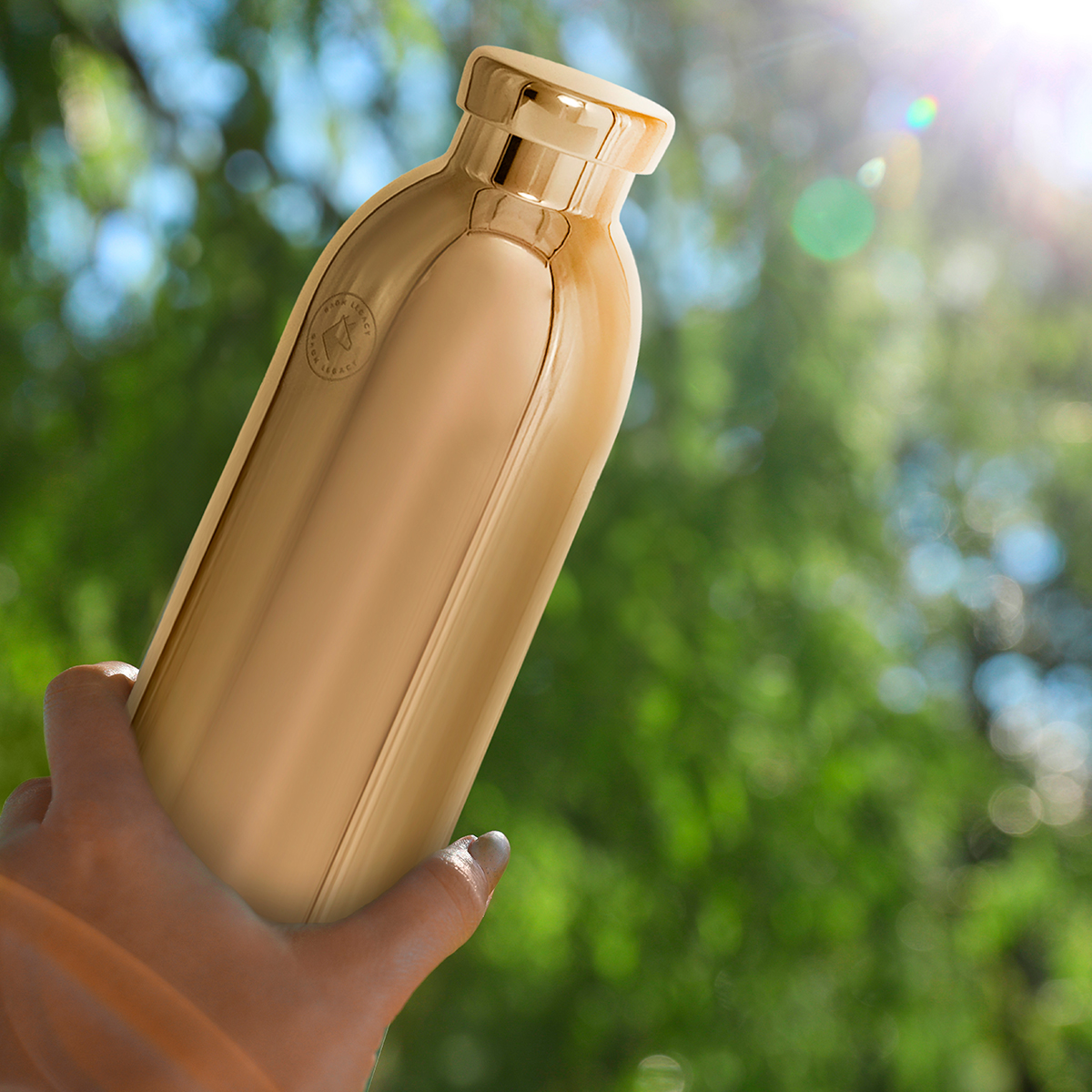 Foto 5 pulgar | Termo Acero Inoxidable con Tapa Hermetica 500ml  Oro Rosa