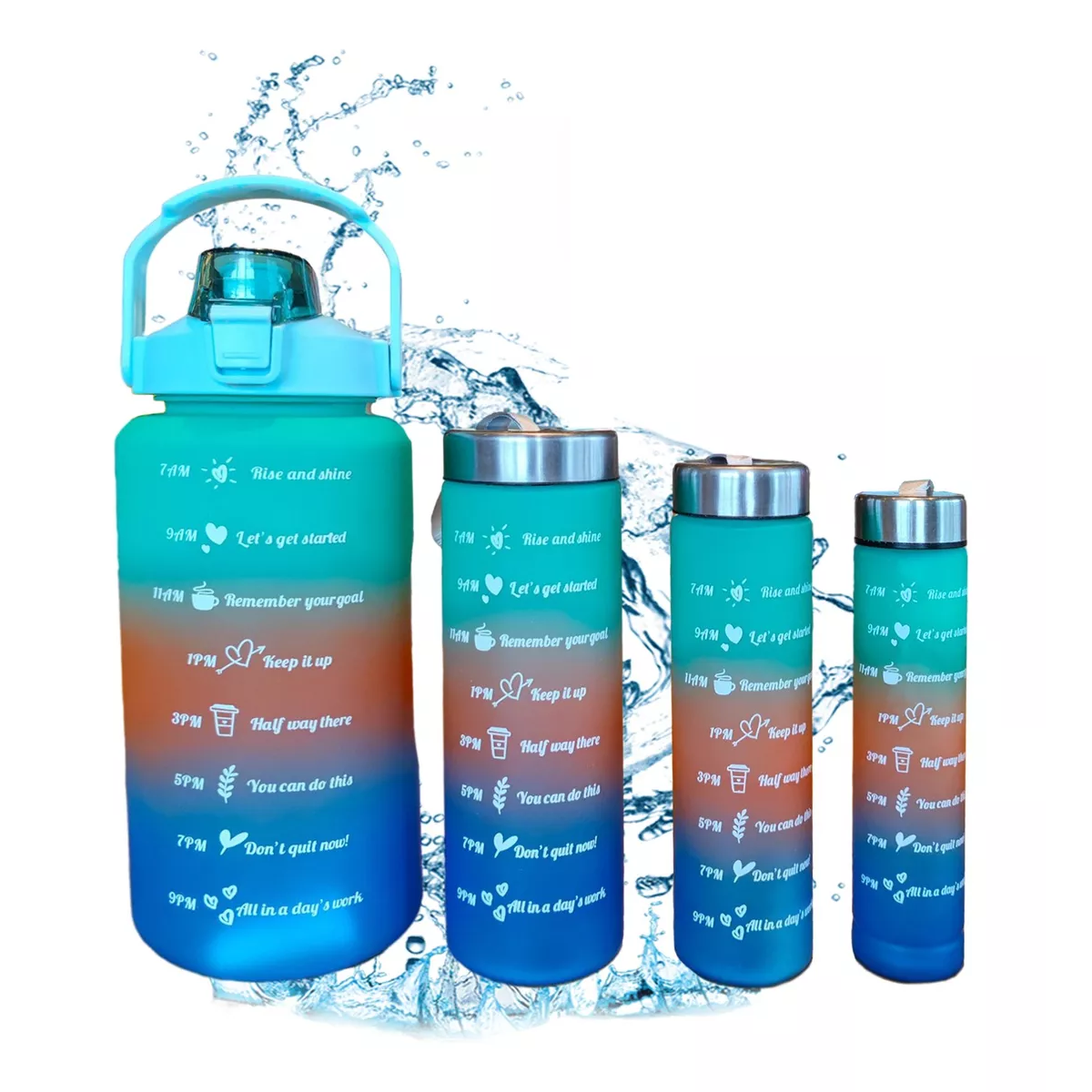 Set de Botella de Agua Eo Safe Imports 4 Piezas