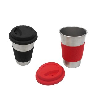 Foto 1 | Set De Mugs De Acero Inoxidable Parejas Ekco