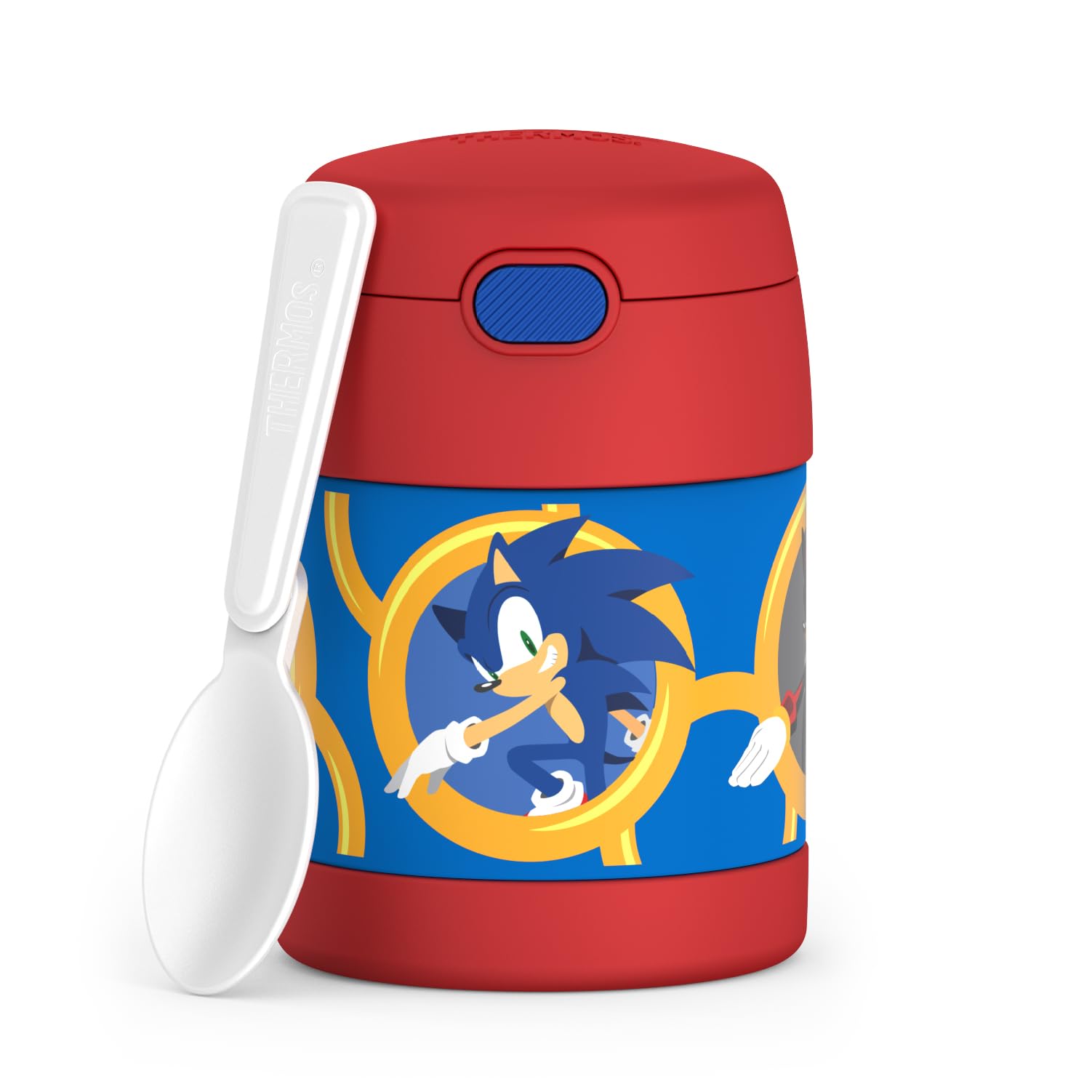 Foto 2 pulgar | Tarro De Comida Thermos Funtainer De Acero Inoxidable Sonic Hedgehog, 300 Ml - Venta Internacional.