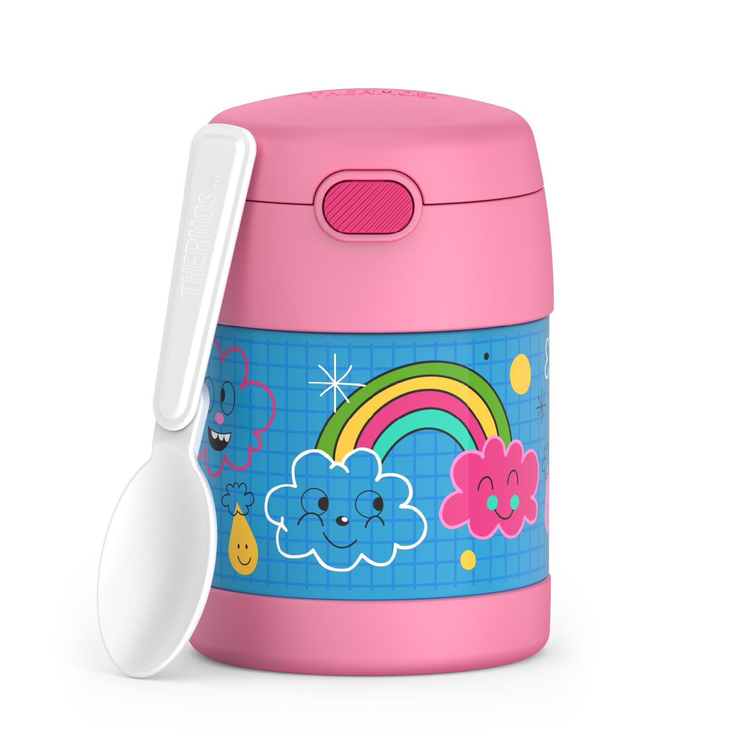 Foto 2 pulgar | Tarro De Comida Thermos Funtainer De Acero Inoxidable Para Niños Con Cuchara, 300 Ml - Venta Internacional.