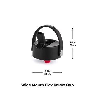 Foto 2 | Tapa De Pajita Flexible Hydro Flask De Boca Ancha, Negra - Venta Internacional.