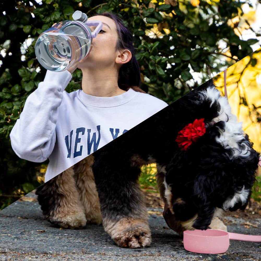 Foto 7 pulgar | Botella De Agua Asobu Barkley Tritan De 1,5 L Con Cuenco Desmontable Para Perros - Venta Internacional.