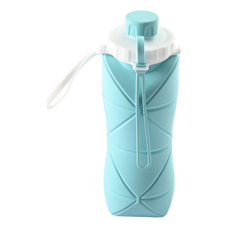 Botella De Agua Plegable Portátil De Silicona De 600 Ml Para Té Al Aire Libre - Venta Internacional.